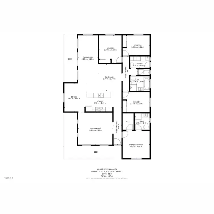 Floorplan of Homely house listing, 91 Nunns Road, Broadmarsh TAS 7030