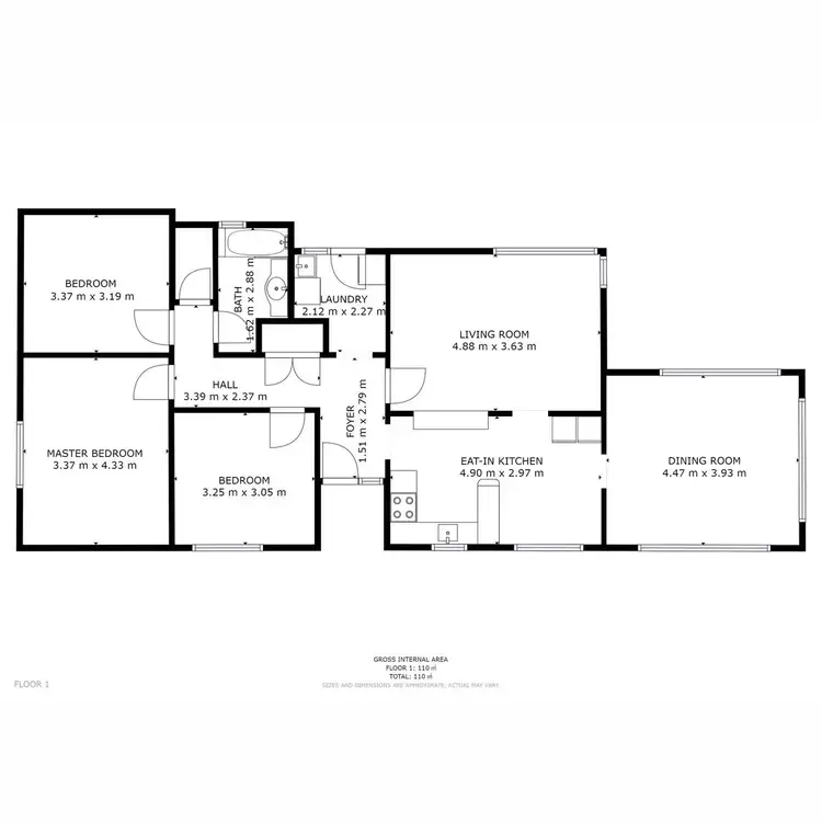 Floorplan of Homely house listing, 26 Dickson Street, Glenorchy TAS 7010