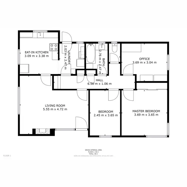 Floorplan of Homely house listing, 9 Bucaan Street, Chigwell TAS 7011