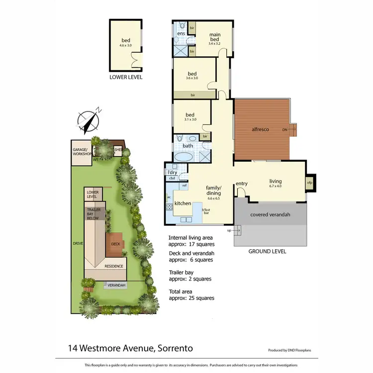 Floorplan of Homely house listing, 14 Westmore Avenue, Sorrento VIC 3943