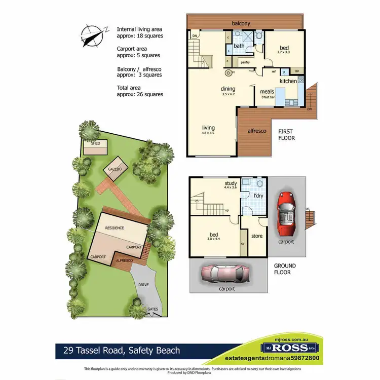 Floorplan of Homely house listing, 29 Tassel Road, Safety Beach VIC 3936