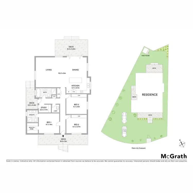 Floorplan of Homely house listing, 21 Palm-Lily Crescent, Bangalow NSW 2479