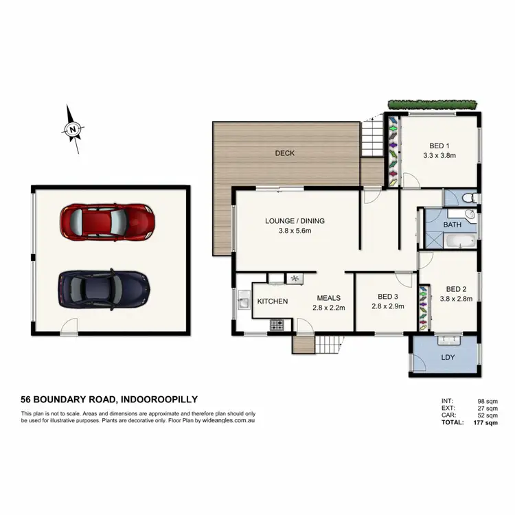Floorplan of Homely house listing, 56 Boundary Road, Indooroopilly QLD 4068