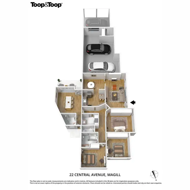 Floorplan of Homely house listing, 22 Central Avenue, Magill SA 5072