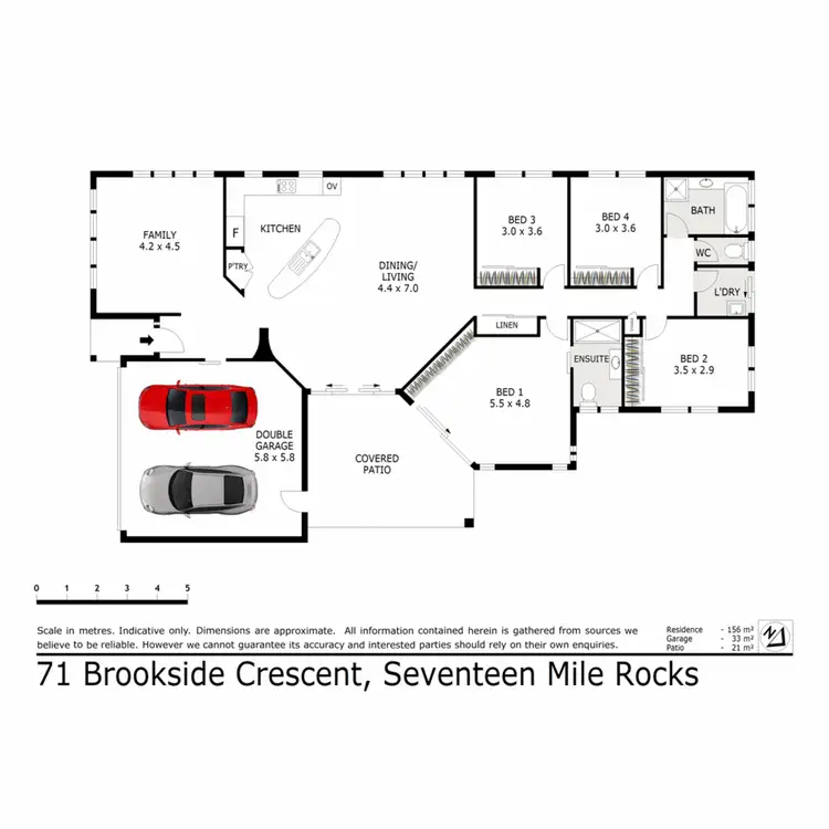 Floorplan of Homely house listing, 71 Brookeside Crescent, Seventeen Mile Rocks QLD 4073