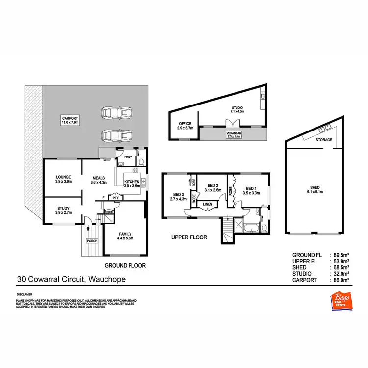 Floorplan of Homely house listing, 30 Cowarral Circuit, Wauchope NSW 2446