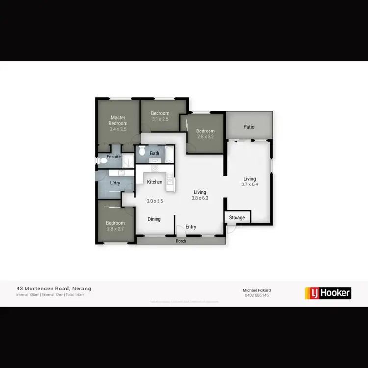 Floorplan of Homely house listing, 43 Mortensen Road, Nerang QLD 4211