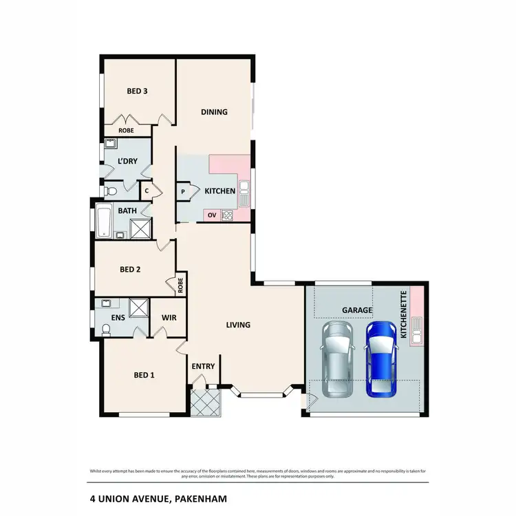 Floorplan of Homely house listing, 4 Union Avenue, Pakenham VIC 3810