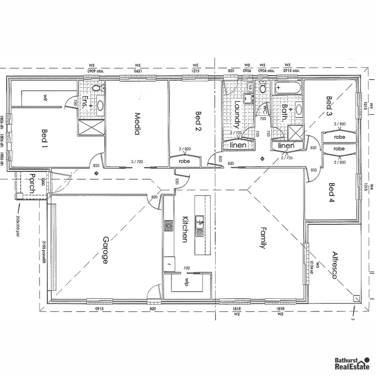 Floorplan of Homely house listing, 2a O'Farrell Place, Kelso NSW 2795