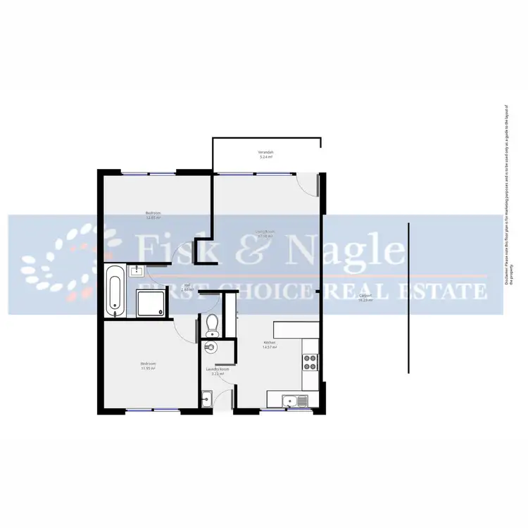 Floorplan of Homely unit listing, 2/48 Sapphire Coast Drive, Berrambool NSW 2548