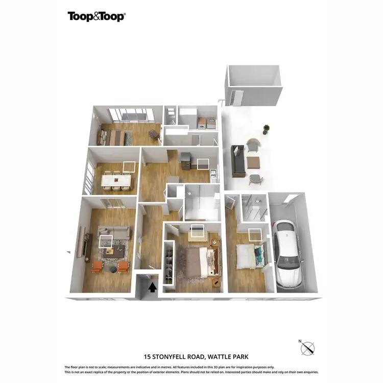 Floorplan of Homely house listing, 15 Stonyfell Road, Wattle Park SA 5066
