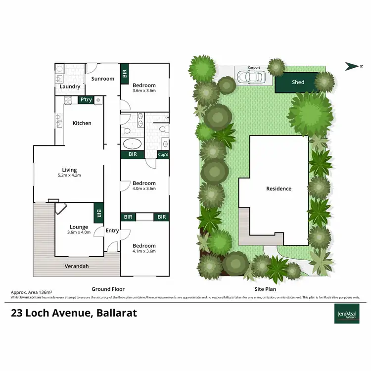 Floorplan of Homely house listing, 23 Loch Avenue, Ballarat Central VIC 3350