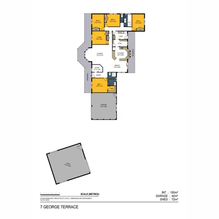 Floorplan of Homely house listing, 7 George Terrace, Junortoun VIC 3551