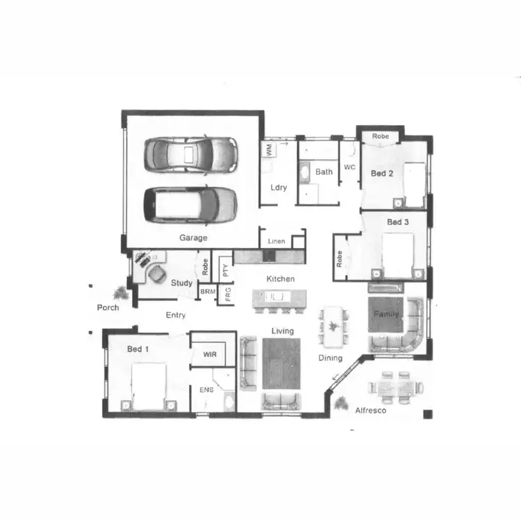 Floorplan of Homely house listing, 20 Rawlings Drive, Warrnambool VIC 3280