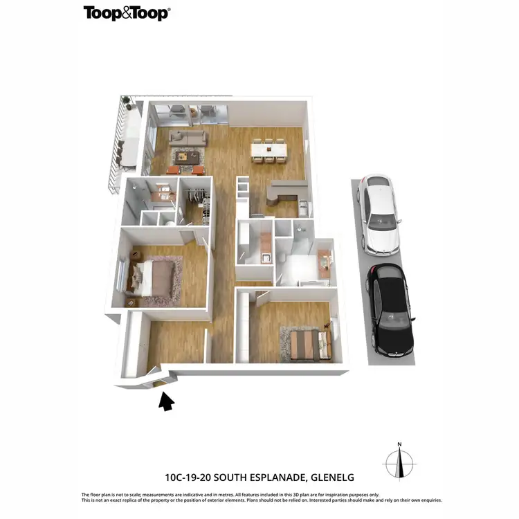 Floorplan of Homely apartment listing, 10C/19-20 South Esplanade, Glenelg SA 5045