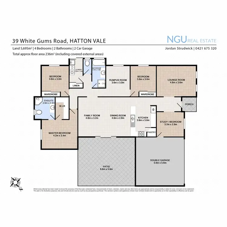 Floorplan of Homely house listing, 39 White Gums Road, Hatton Vale QLD 4341