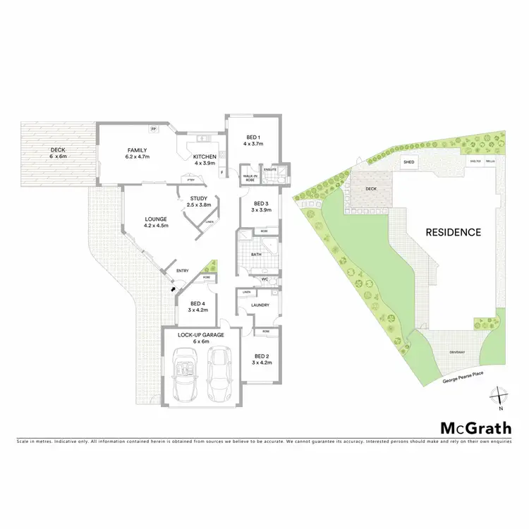 Floorplan of Homely house listing, 6 George Pearse Place, East Ballina NSW 2478