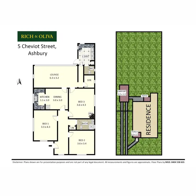 Floorplan of Homely house listing, 5 Cheviot Street, Ashbury NSW 2193