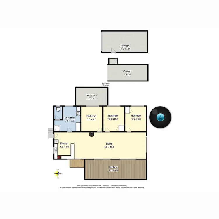 Floorplan of Homely house listing, 9 Trout Stream Way, Macs Cove VIC 3723