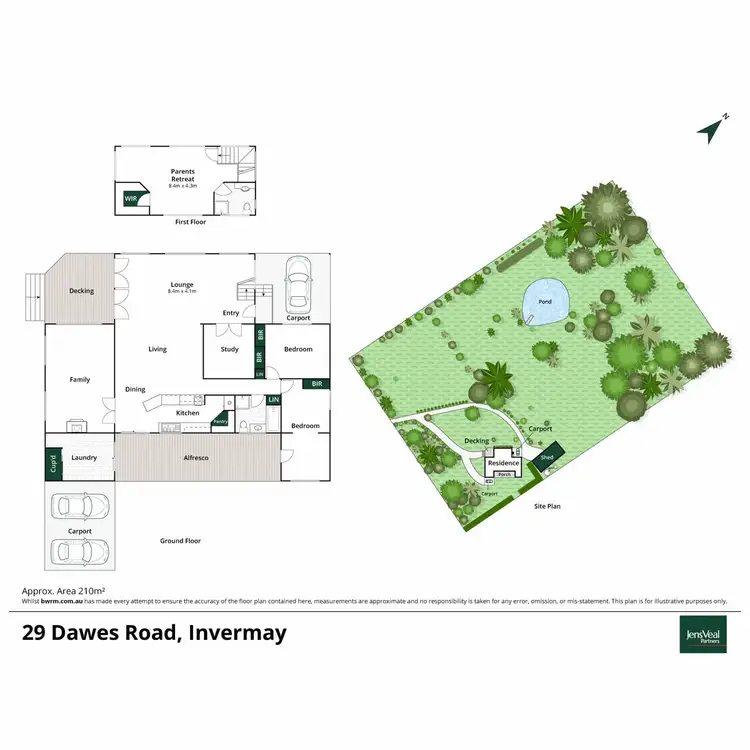 Floorplan of Homely house listing, 29 Dawes Road, Invermay VIC 3352
