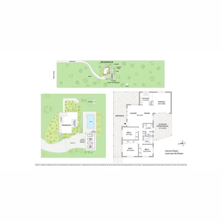 Floorplan of Homely land listing, 107 Willow Road, Redbank Plains QLD 4301
