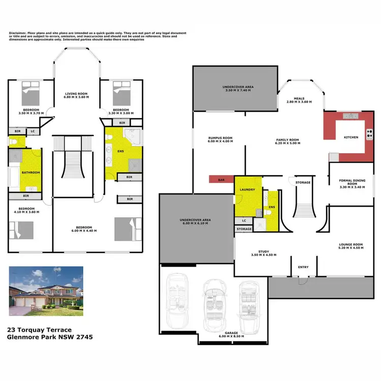 Floorplan of Homely house listing, 23 Torquay Terrace, Glenmore Park NSW 2745