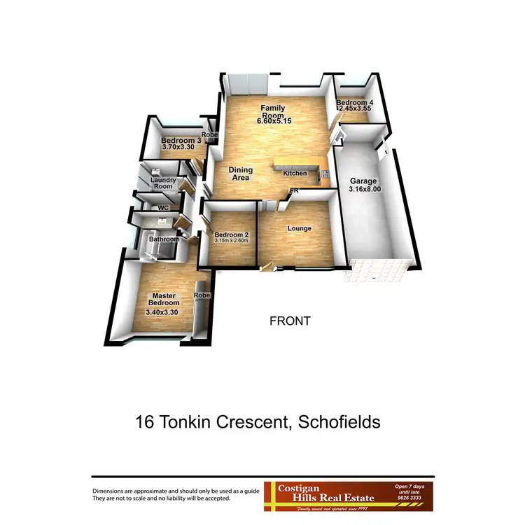 Floorplan of Homely house listing, 16 Tonkin Crescent, Schofields NSW 2762
