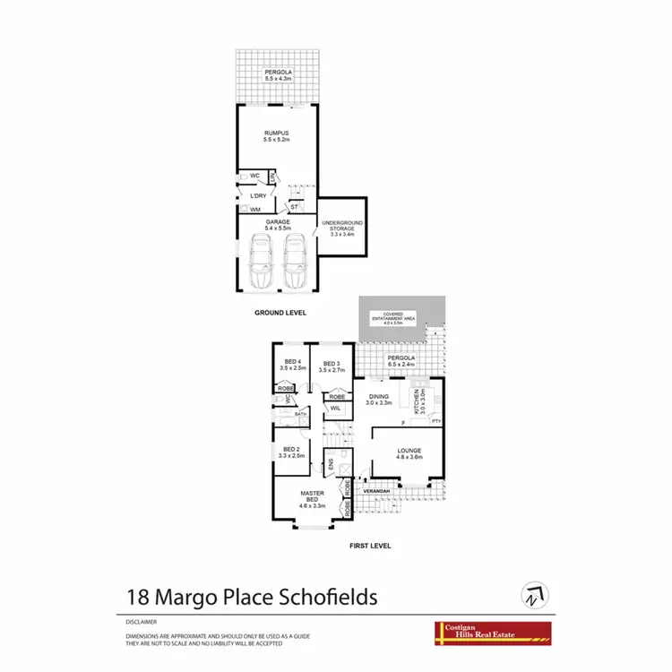 Floorplan of Homely house listing, 18 Margo Place, Schofields NSW 2762