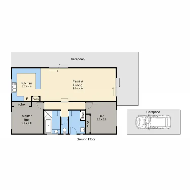 Floorplan of Homely house listing, 30 Herman Street, Rosebud VIC 3939
