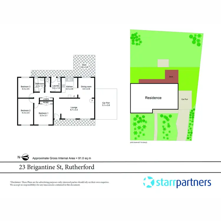 Floorplan of Homely house listing, 23 Brigantine Street, Rutherford NSW 2320