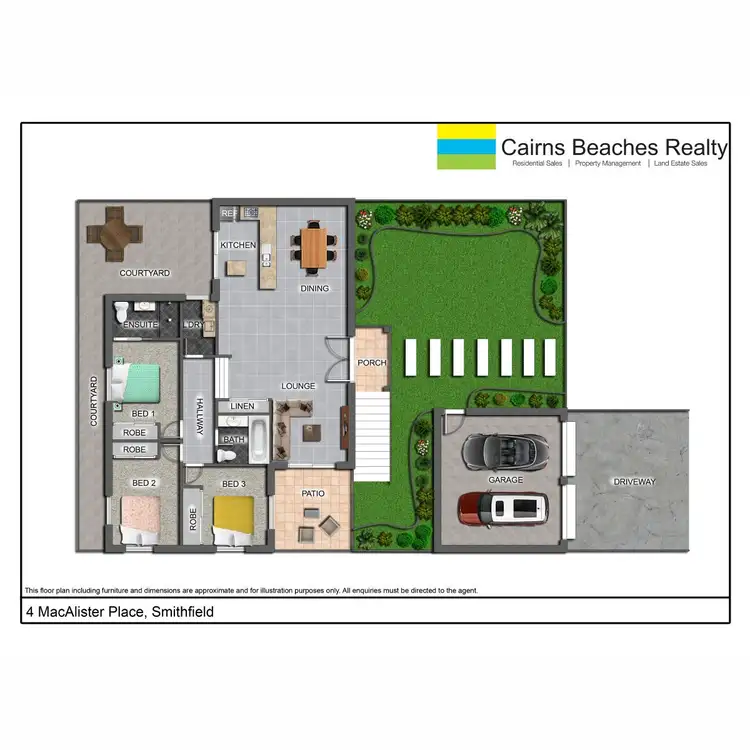 Floorplan of Homely house listing, 4 MacAlister Place, Smithfield QLD 4878