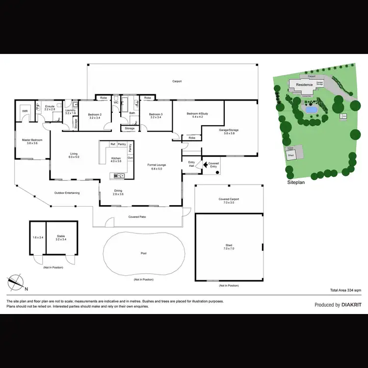 Floorplan of Homely house listing, 1 Tunbridge Drive, Nerang QLD 4211