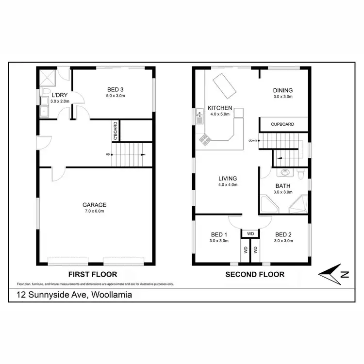 Floorplan of Homely house listing, 12 Sunnyside Avenue, Woollamia NSW 2540