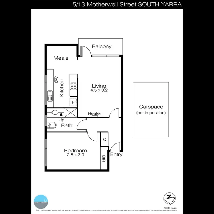 Floorplan of Homely apartment listing, 5/13 Motherwell Street, South Yarra VIC 3141