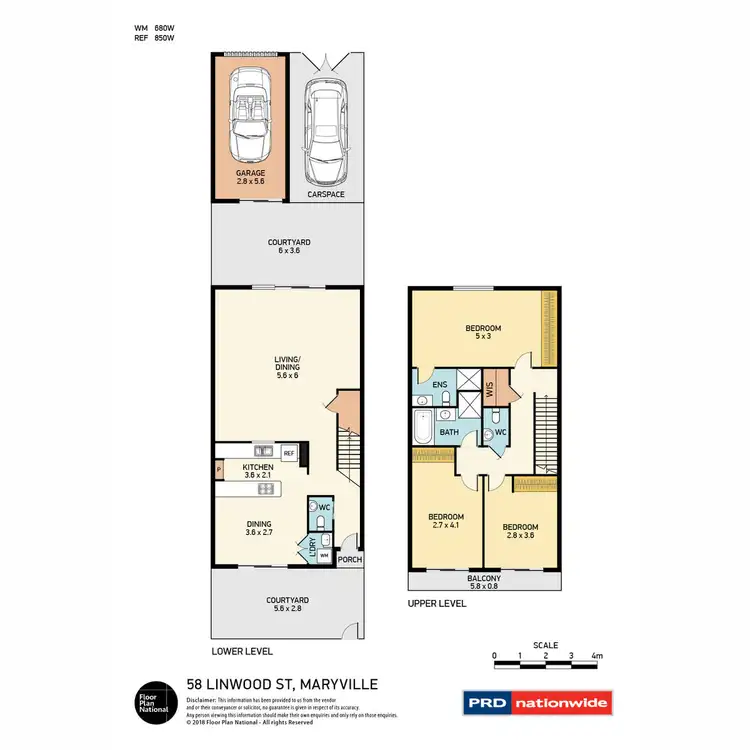 Floorplan of Homely house listing, 58 Linwood Street, Maryville NSW 2293