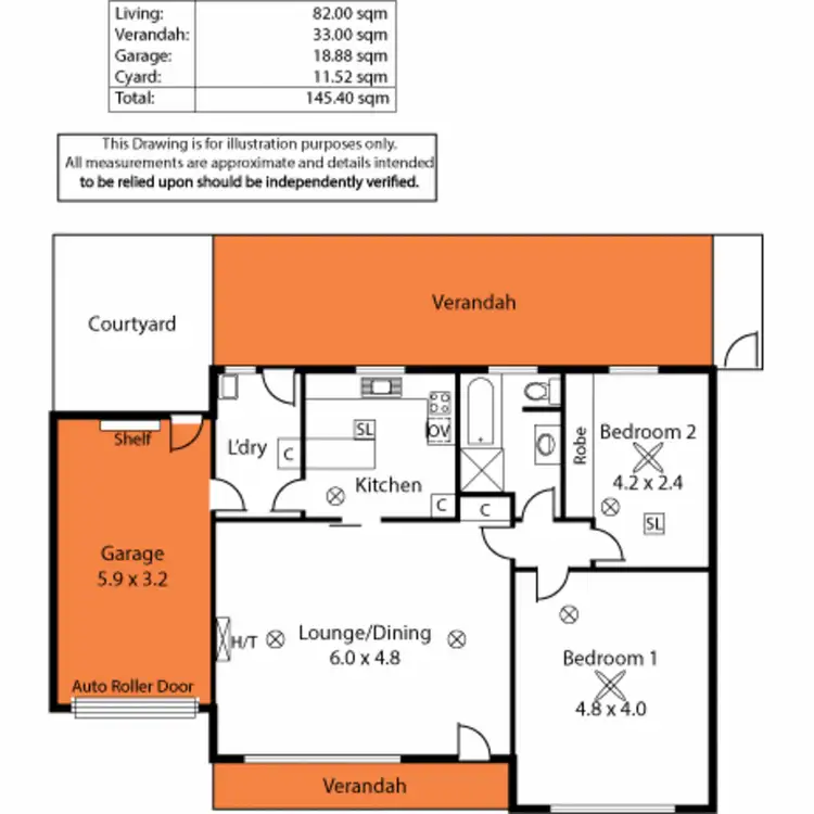 Floorplan of Homely unit listing, 7/52 East Parade, Kingswood SA 5062