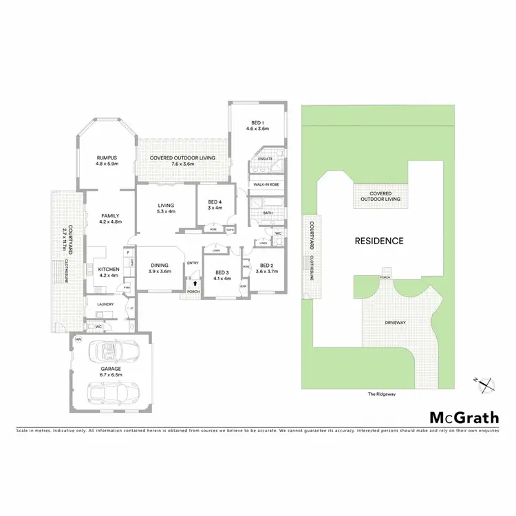 Floorplan of Homely house listing, 60 The Ridgeway, Cumbalum NSW 2478