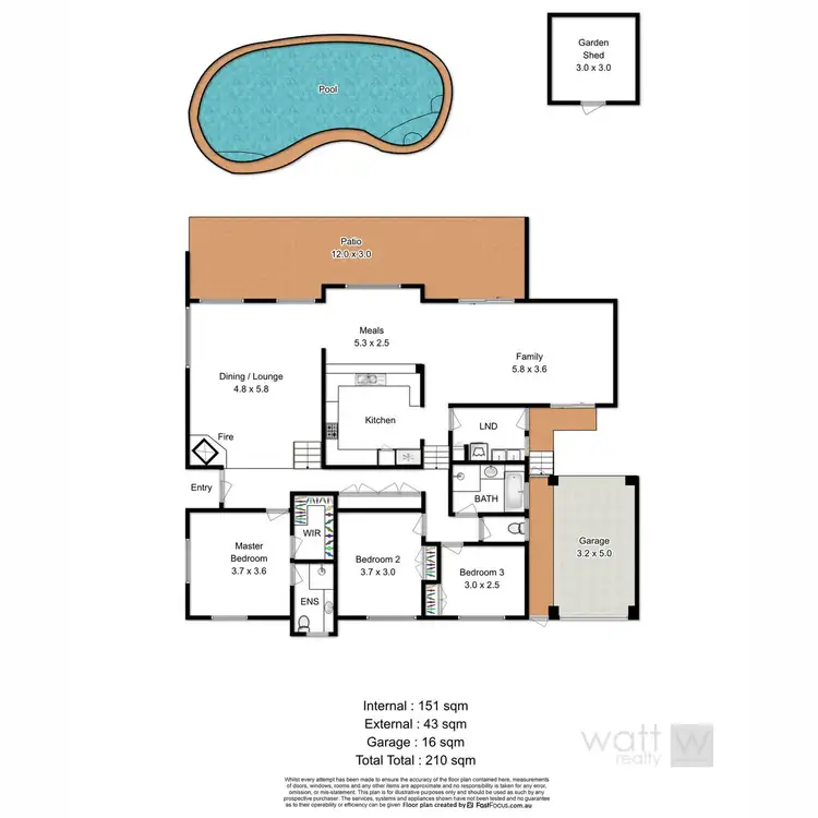 Floorplan of Homely house listing, 22 Poitier Street, Mcdowall QLD 4053