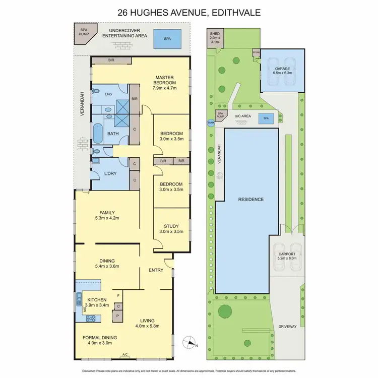 Floorplan of Homely house listing, 26 Hughes Avenue, Edithvale VIC 3196