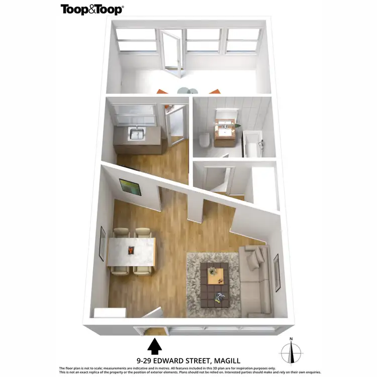 Floorplan of Homely unit listing, 9/29 Edward Street, Magill SA 5072