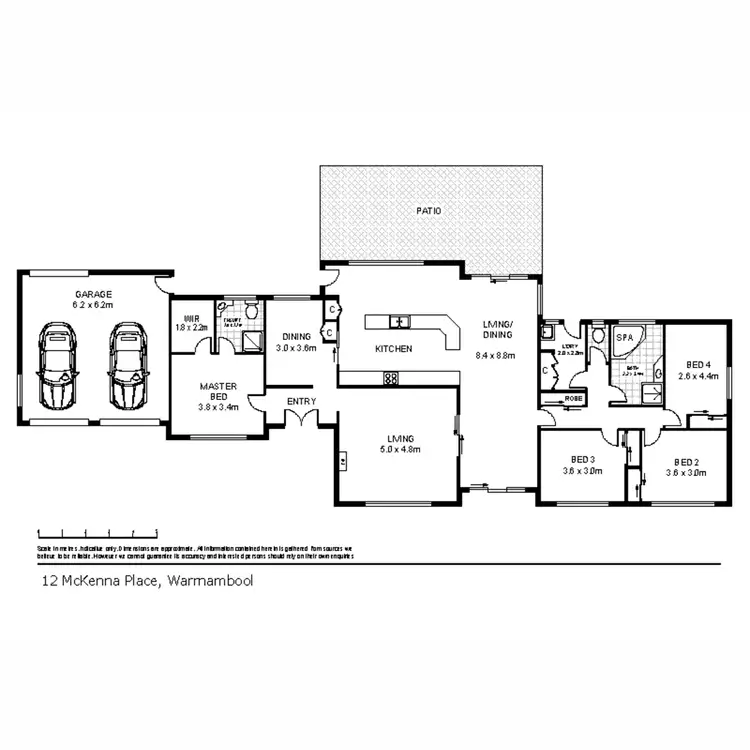 Floorplan of Homely house listing, 12 McKenna Place, Warrnambool VIC 3280