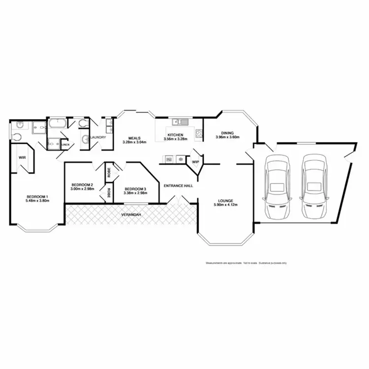 Floorplan of Homely rural property listing, 1980 The Northern Road, Orchard Hills NSW 2748