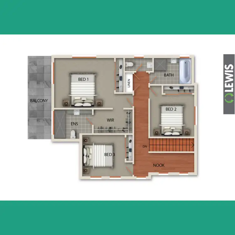 Floorplan of Homely townhouse listing, 20 Drina Street, Strathmore VIC 3041