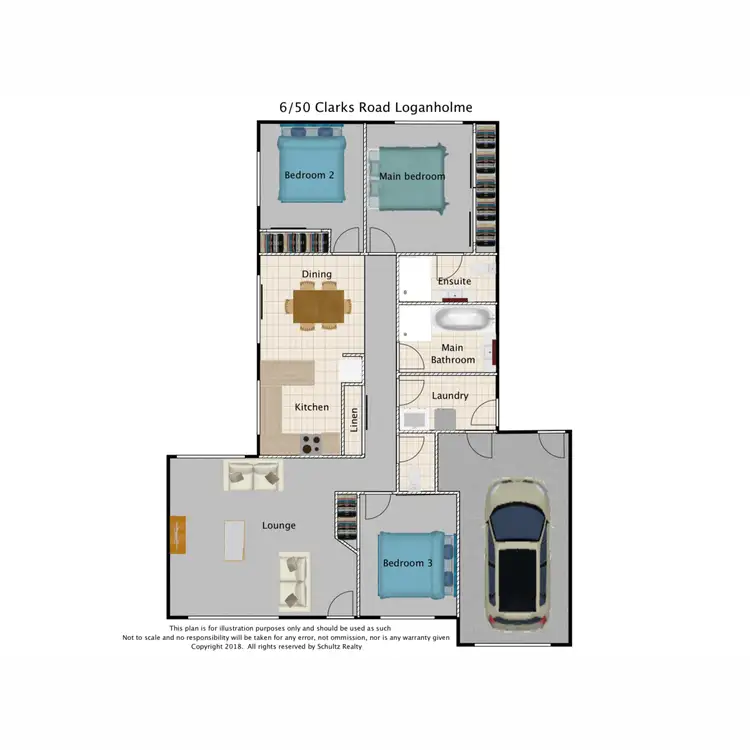 Floorplan of Homely house listing, 6/50 Clarks Road, Loganholme QLD 4129