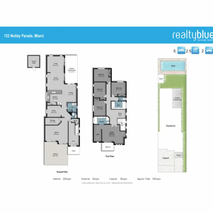 Floorplan of Homely house listing, 132 Nobby Parade, Miami QLD 4220