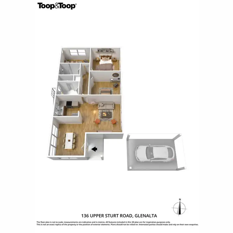 Floorplan of Homely house listing, 136 Upper Sturt Road, Glenalta SA 5052