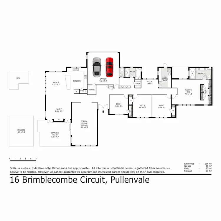 Floorplan of Homely house listing, 16 Brimblecombe Circuit, Pullenvale QLD 4069