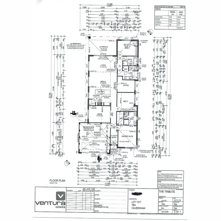 Floorplan of Homely house listing, 13 Cheyne Way, Caversham WA 6055