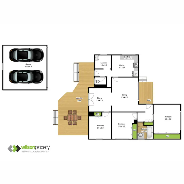 Floorplan of Homely house listing, 9 Pollock Avenue, Traralgon VIC 3844