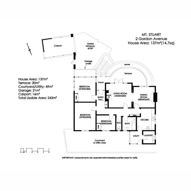 Floorplan of Homely house listing, 2 Gordon Avenue, Mount Stuart TAS 7000